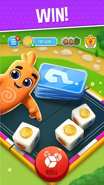 Скачать Dice Dreams с модом — Бесплатные броски — скриншот 4 Скачать Dice Dreams с модом — Бесплатные броски — скриншот 4