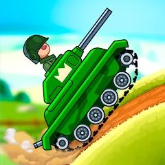 Скачать Hills of Steel — Много денег и кристаллов