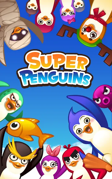 Super Penguins MOD APK — Много денег и кристаллов — скриншот 1 Super Penguins MOD APK — Много денег и кристаллов — скриншот 1
