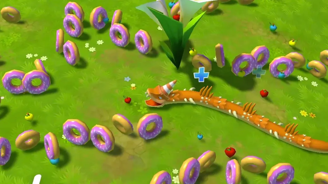 Snake Rivals - Fun Snake Game — Взломанная версия (Бессмертие и много денег) — скриншот 3 Snake Rivals - Fun Snake Game — Взломанная версия (Бессмертие и много денег) — скриншот 3