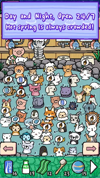Скачать Animal Hot Springs MOD APK — Много денег — скриншот 3