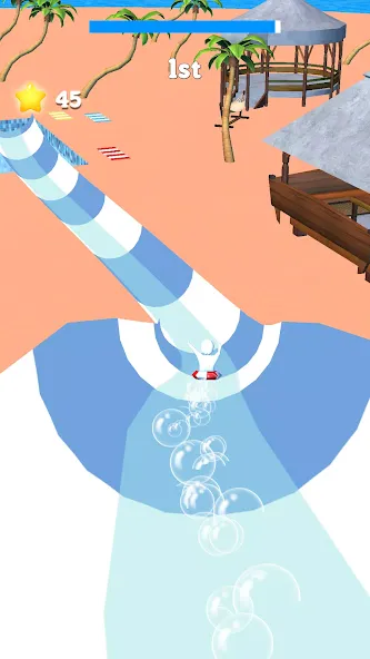 Скачать взломанную Waterpark Super Slide — Много денег и без рекламы — скриншот 5