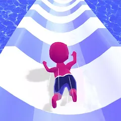 Скачать взломанную Waterpark Super Slide — Много денег и без рекламы
