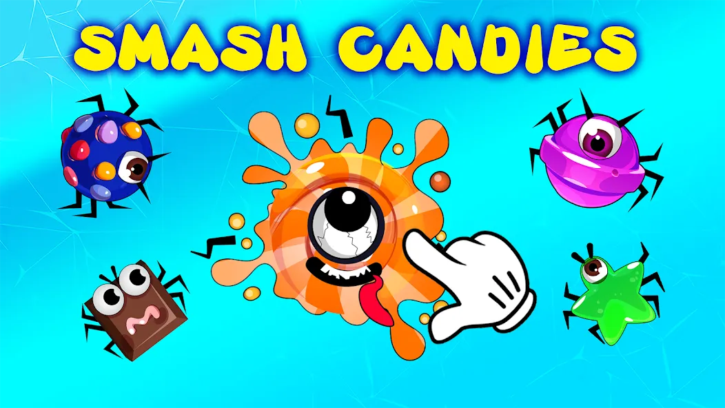 Скачать Bug Smashing toddler games MOD APK — Все уровни разблокированы — скриншот 2