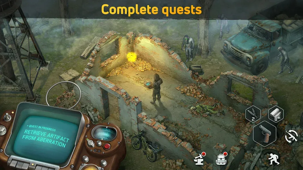 Dawn of Zombies: Survival Game Mod APK Много денег и бессмертие — Скачать на Андроид — скриншот 5