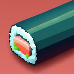 Скачать Sushi Roll 3D - Cooking ASMR на Андроид — Много денег