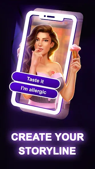 Скачать Dream Zone: My Love Fantasy (Мод: Много алмазов и билетов) на Андроид — скриншот 2