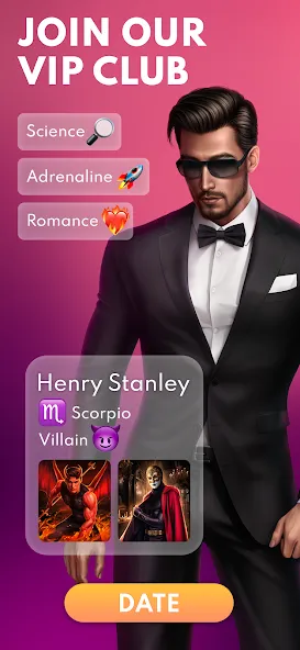 Love Sparks: Dating Sim на Андроид — Много алмазов и без рекламы — скриншот 1