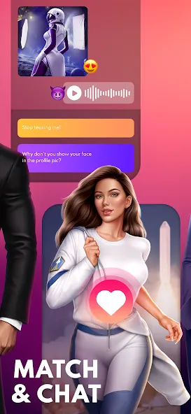 Love Sparks: Dating Sim на Андроид — Много алмазов и без рекламы — скриншот 2