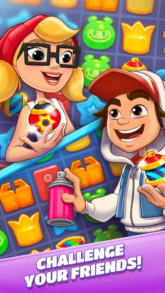Subway Surfers Match — Много денег — скриншот 4