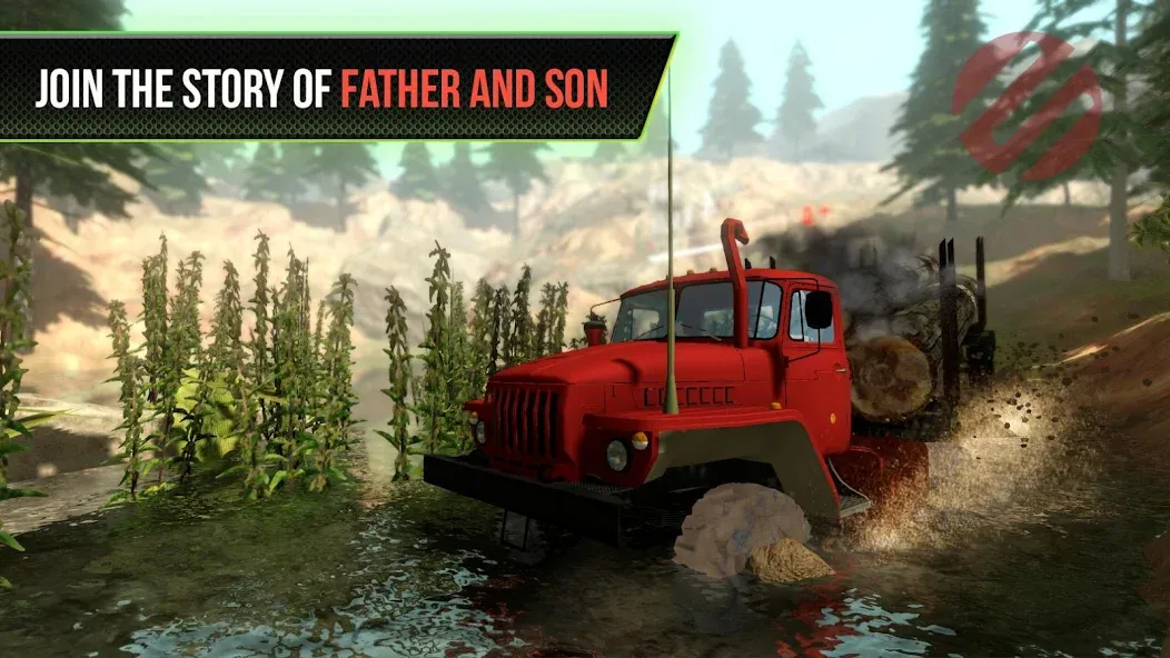 Truck Simulator OffRoad 4 MOD APK — Много денег — скриншот 1