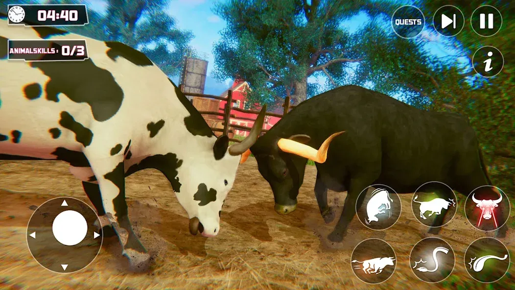 Scary Cow Simulator Rampage на Андроид — Бессмертие — скриншот 4