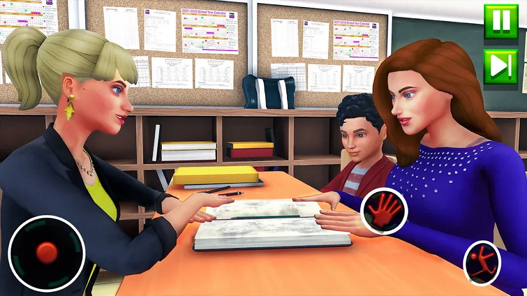 High School Teacher Sim Games на Андроид — Мод Много денег — скриншот 3 High School Teacher Sim Games на Андроид — Мод Много денег — скриншот 3
