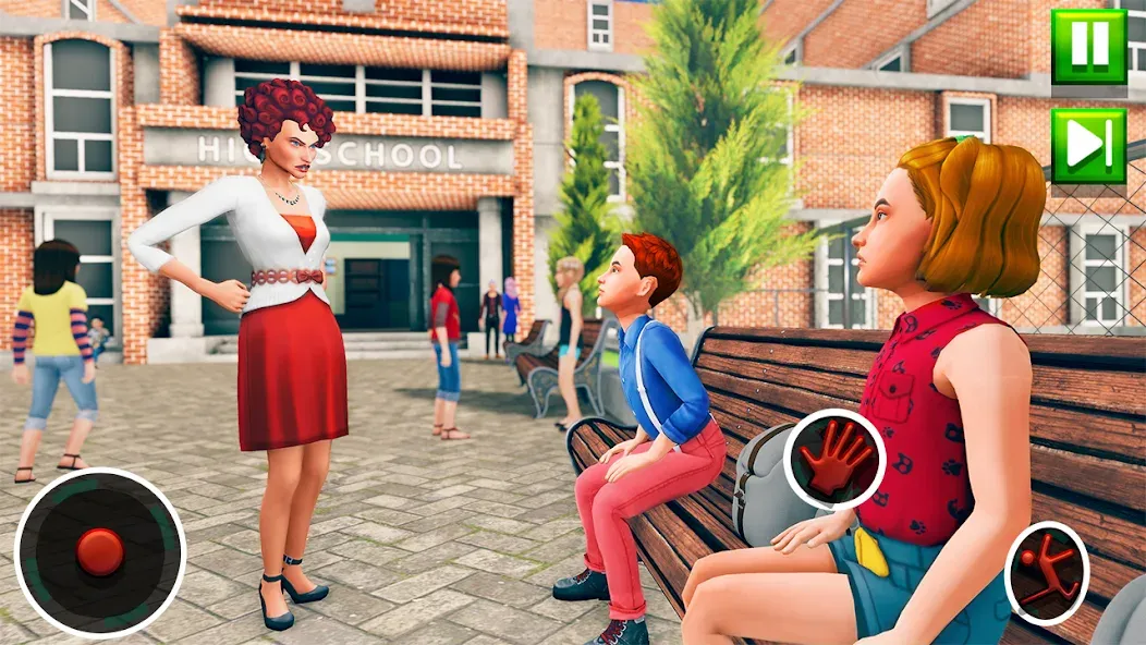 High School Teacher Sim Games на Андроид — Мод Много денег — скриншот 4 High School Teacher Sim Games на Андроид — Мод Много денег — скриншот 4