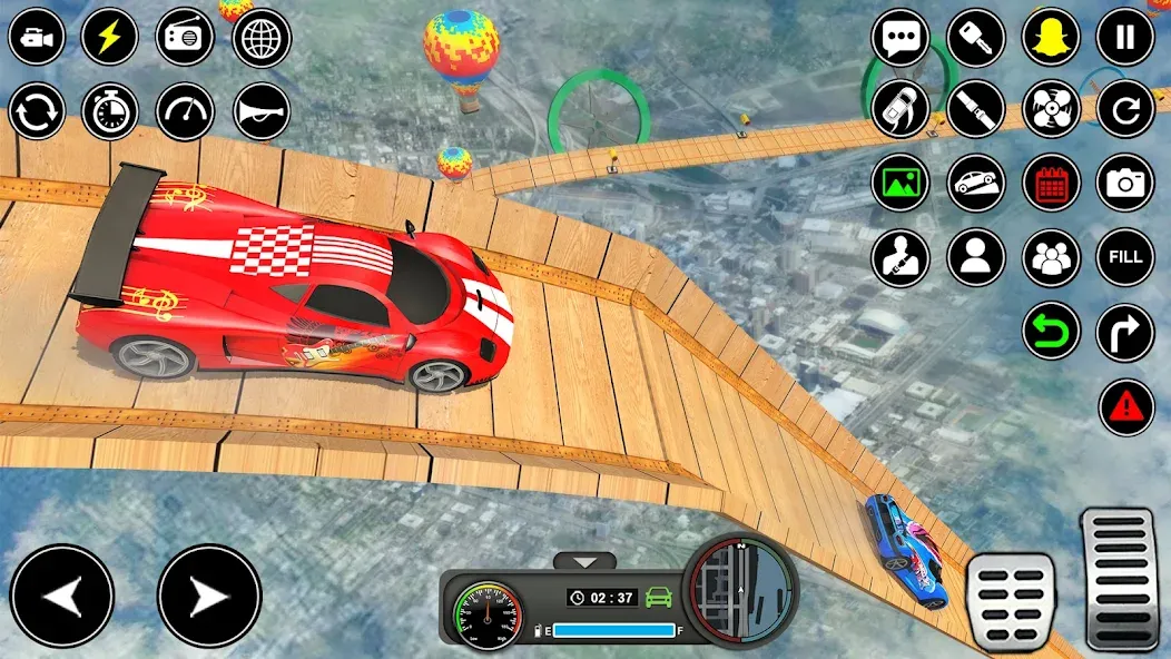 Скачать Crazy Ramp Car Stunt Master 3D на телефон — Много денег — скриншот 5
