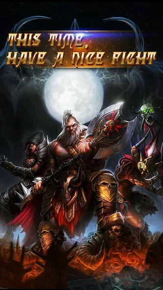Dark God of War：Idle AFK RPG MOD APK на Android — Много денег — скриншот 1