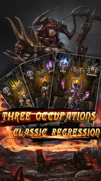 Dark God of War：Idle AFK RPG MOD APK на Android — Много денег — скриншот 2