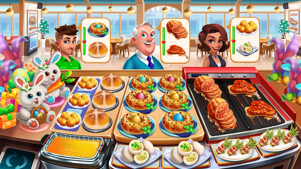 Cooking Seaside - Beach Food Mod APK Много денег и бесконечные жизни — Скачать на Андроид — скриншот 3