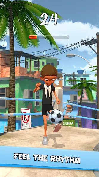 Скачать взломанную Kickerinho — Много денег — скриншот 2