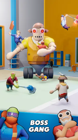 Gang Battle Party: Animals 3D MOD APK — Много денег и без рекламы — скриншот 3 Gang Battle Party: Animals 3D MOD APK — Много денег и без рекламы — скриншот 3