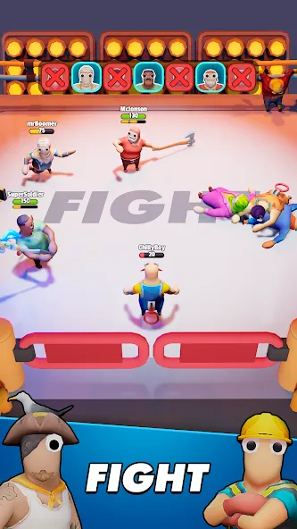 Gang Battle Party: Animals 3D MOD APK — Много денег и без рекламы — скриншот 4 Gang Battle Party: Animals 3D MOD APK — Много денег и без рекламы — скриншот 4