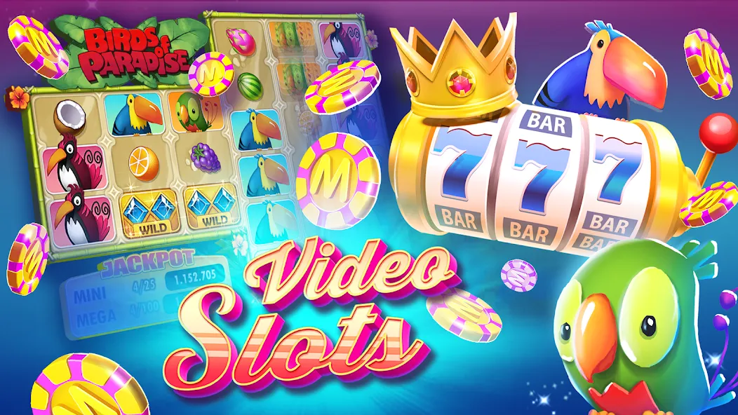 Скачать MundiGames: Bingo Slots Casino (Мод: Много денег) на Андроид — скриншот 3