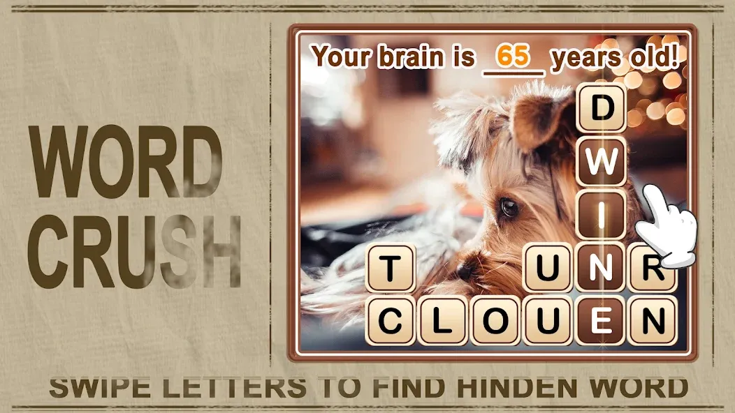 Скачать Word Crush - Fun Puzzle Game — Модификация Много подсказок — скриншот 2