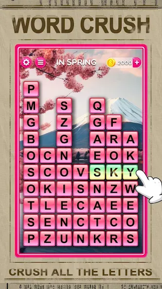 Скачать Word Crush - Fun Puzzle Game — Модификация Много подсказок — скриншот 5