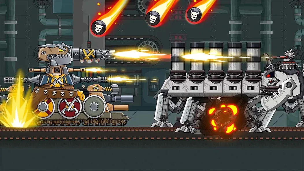 Tank Arena Steel Battle — Взломанная версия (Много денег) — скриншот 1