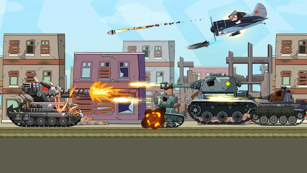 Tank Arena Steel Battle — Взломанная версия (Много денег) — скриншот 3