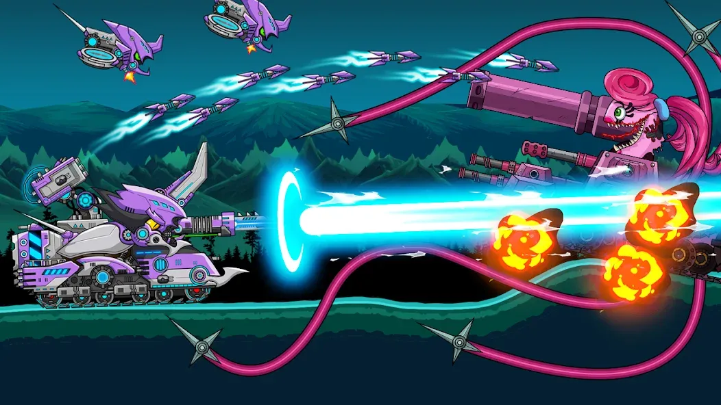 Скачать взломанную Tank Combat: War Battle — Много денег и золота — скриншот 2