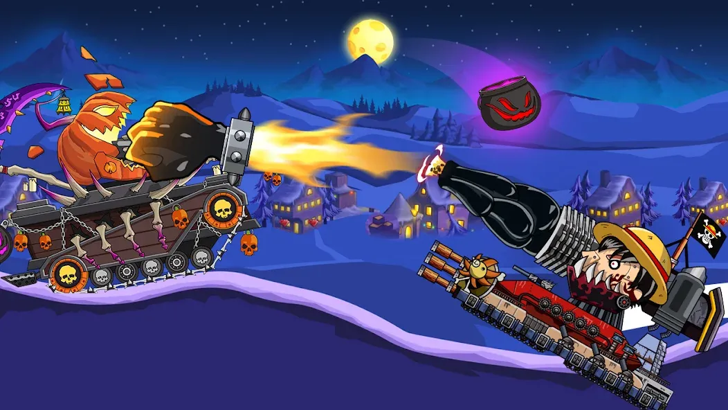 Скачать взломанную Tank Combat: War Battle — Много денег и золота — скриншот 3