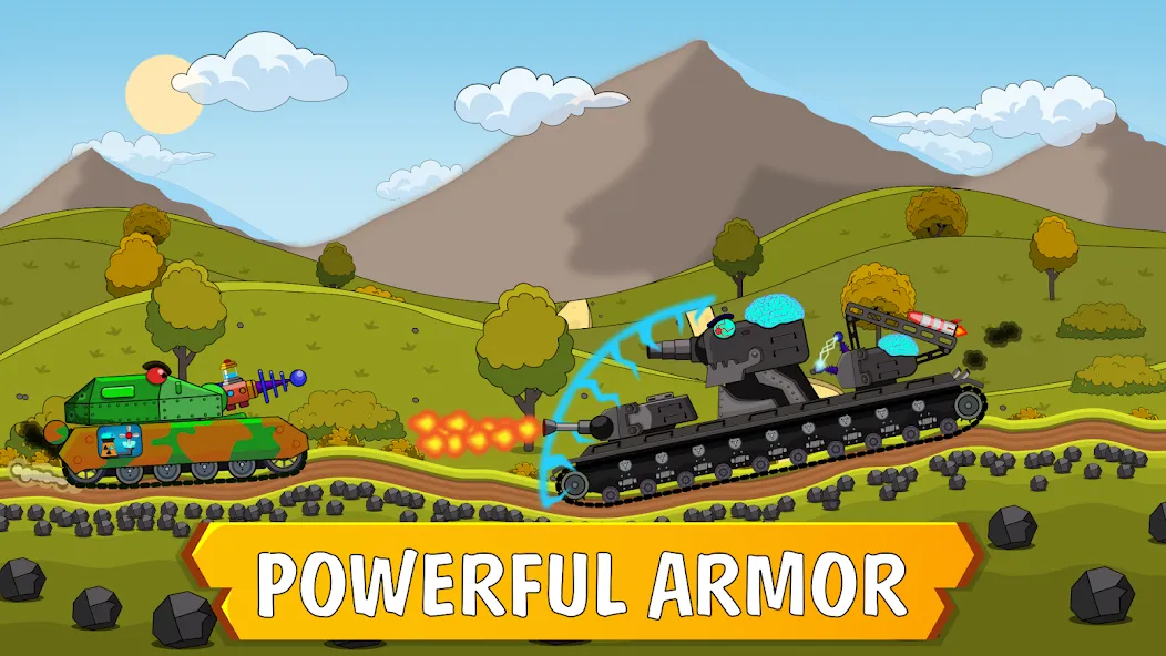 Скачать TankCraft – War Tank Battles с модом — Много денег и бессмертие — скриншот 2