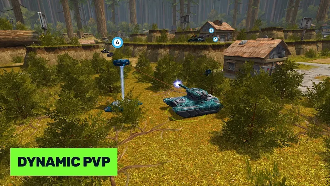 Tanki Online MOD — Много денег и бессмертие на Андроид — скриншот 2
