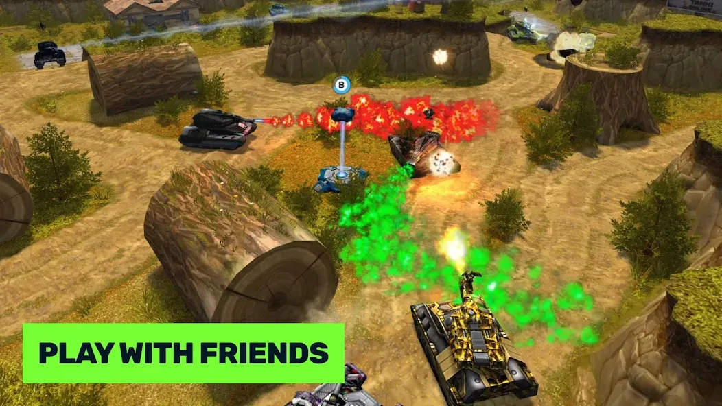 Tanki Online MOD — Много денег и бессмертие на Андроид — скриншот 3