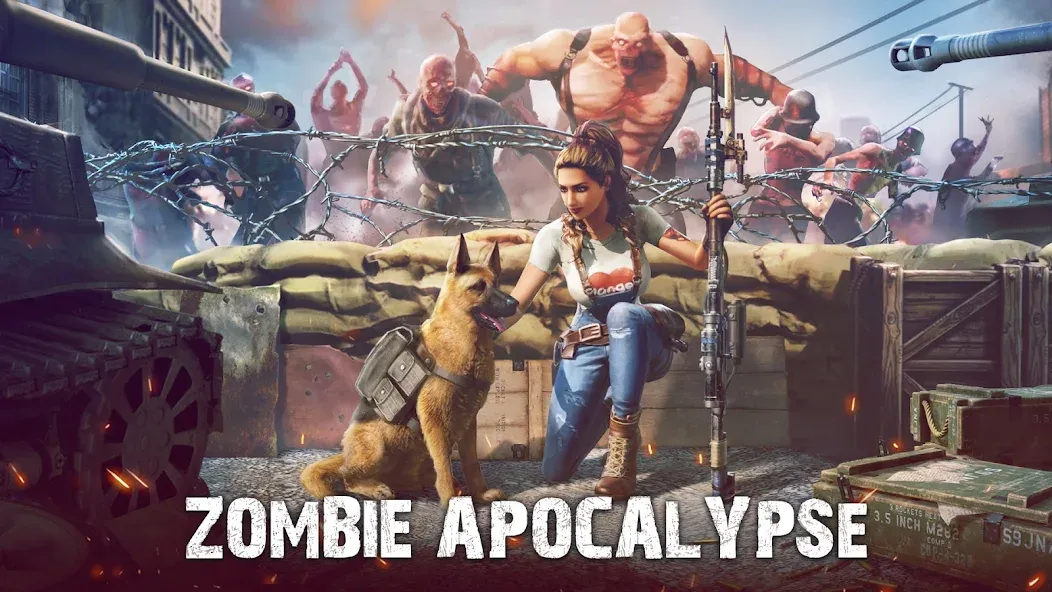 Взлом Dead Empire: Zombie War — Много денег и ресурсов — скриншот 2