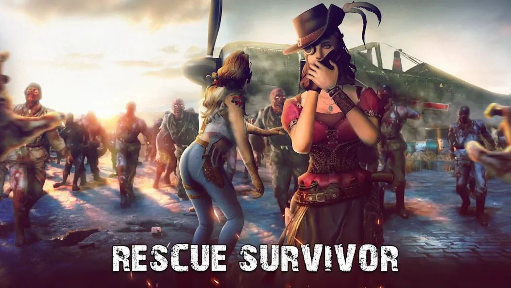 Взлом Dead Empire: Zombie War — Много денег и ресурсов — скриншот 4