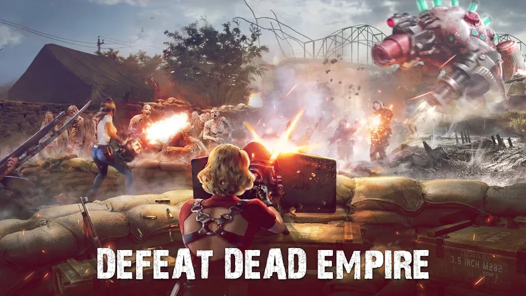 Взлом Dead Empire: Zombie War — Много денег и ресурсов — скриншот 5