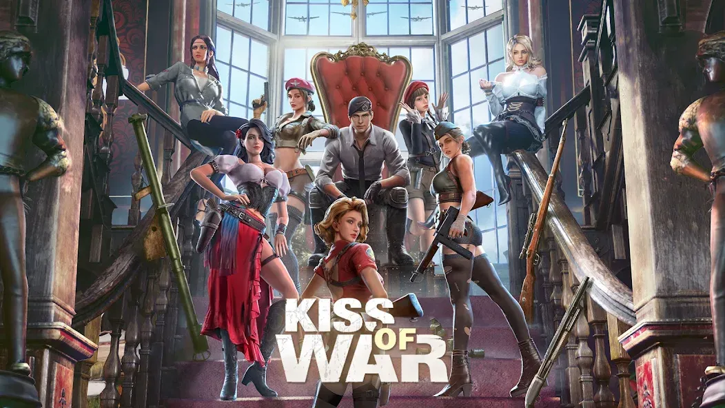 Kiss of War — Много денег и ресурсов — скриншот 1