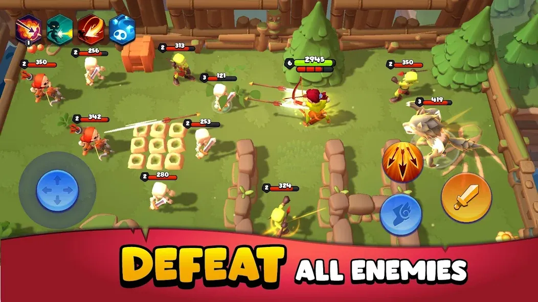 Loot Heroes: Fantasy co-op RPG MOD APK на Android — Много денег — скриншот 1