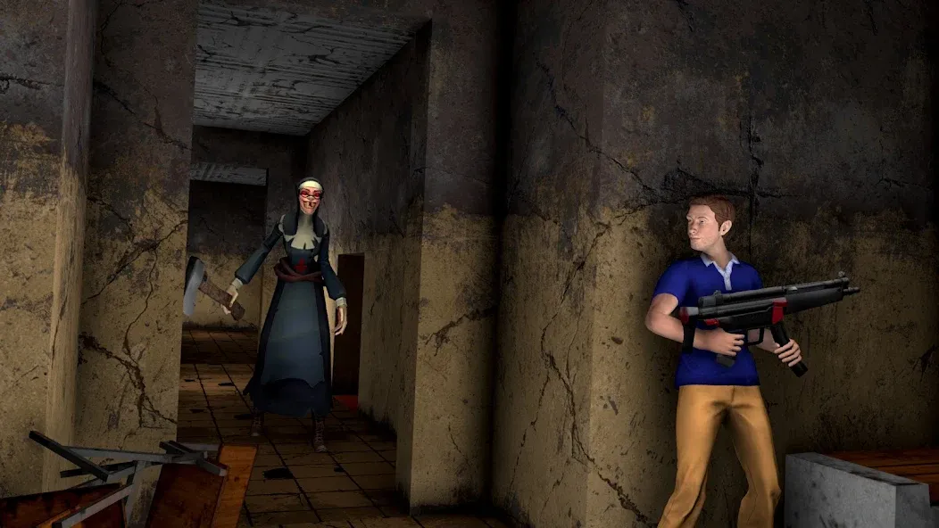 Scary Nun Horror School Escape Mod APK Много денег и бессмертие — Скачать на Андроид — скриншот 2