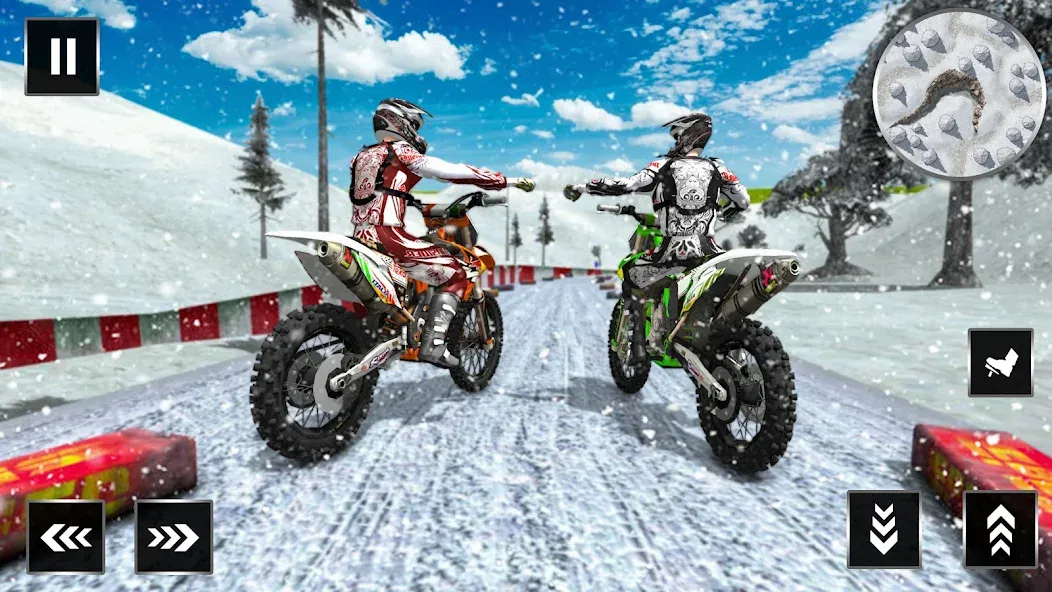 Motocross Dirt Bike Champions MOD — Много денег и всё открыто на Андроид — скриншот 2 Motocross Dirt Bike Champions MOD — Много денег и всё открыто на Андроид — скриншот 2