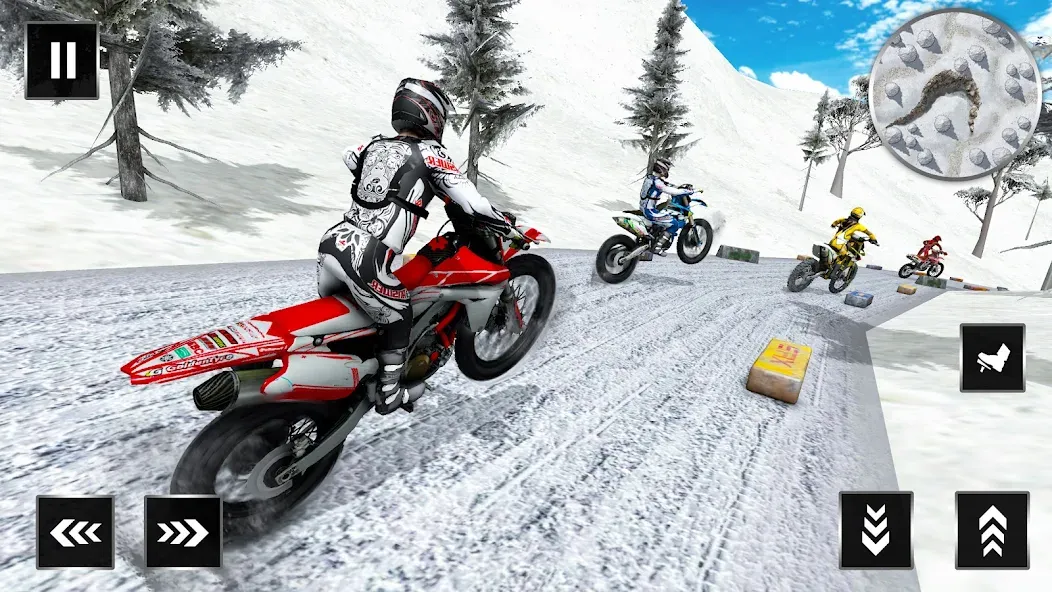Motocross Dirt Bike Champions MOD — Много денег и всё открыто на Андроид — скриншот 3 Motocross Dirt Bike Champions MOD — Много денег и всё открыто на Андроид — скриншот 3