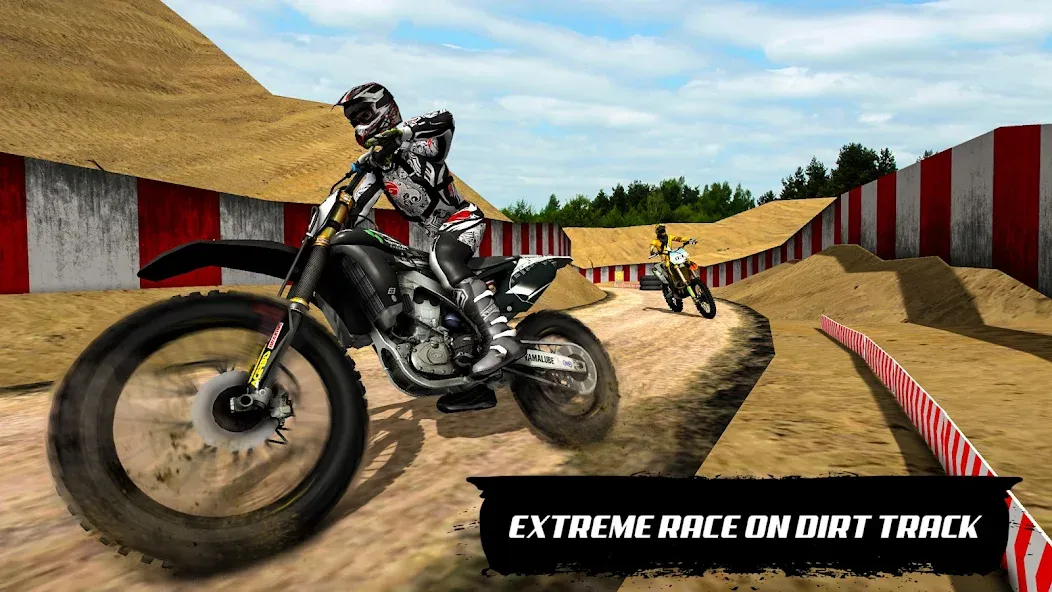 Motocross Dirt Bike Champions MOD — Много денег и всё открыто на Андроид — скриншот 4 Motocross Dirt Bike Champions MOD — Много денег и всё открыто на Андроид — скриншот 4