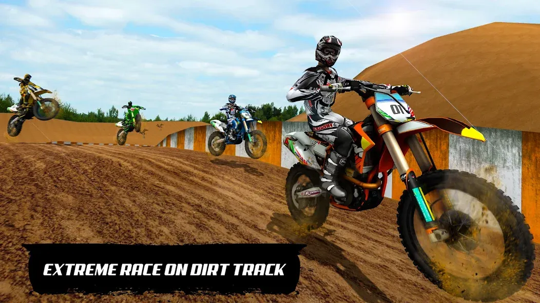 Motocross Dirt Bike Champions MOD — Много денег и всё открыто на Андроид — скриншот 5