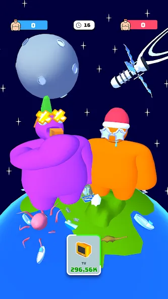 Взлом Eating Hero: Clicker Food Game — Много денег — скриншот 2