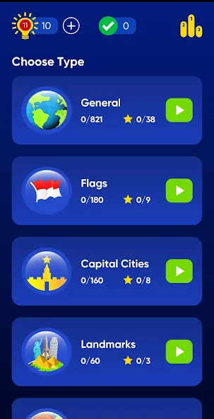 Geo Quiz: World Geo Trivia Mod APK Все подсказки и уровни открыты — Скачать на Андроид — скриншот 2