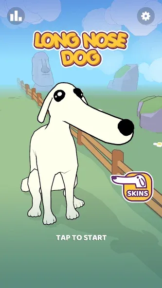 Long Nose Dog на Андроид — Много денег — скриншот 1