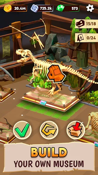 Взломанная Dino Quest 2: Dinosaur Fossil на Андроид — Много денег — скриншот 2