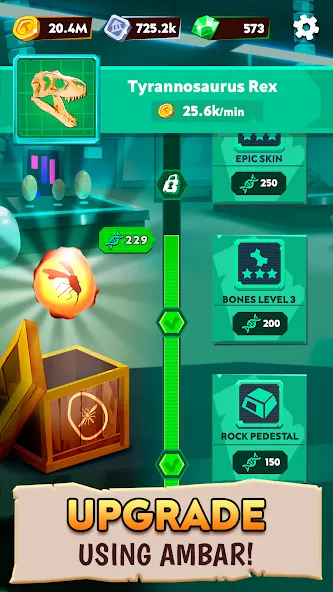 Взломанная Dino Quest 2: Dinosaur Fossil на Андроид — Много денег — скриншот 5